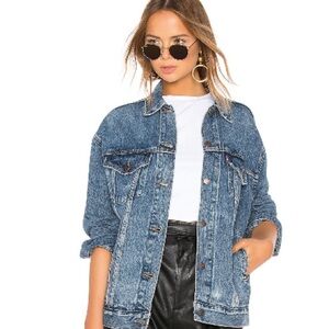 LEVI'S Blue Baggy Trucker Jacket